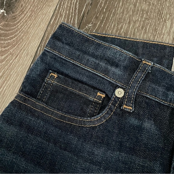 Everlane High Rise Kick Crop Raw Hem Jeans Size 25 - Picture 7 of 9